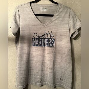 Under Armour Gray Seattle Mariners Tee
